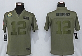 Women Nike Green Bay Packers 12 Rodgers Nike Camo 2019 Salute to Service Limited Jersey,baseball caps,new era cap wholesale,wholesale hats